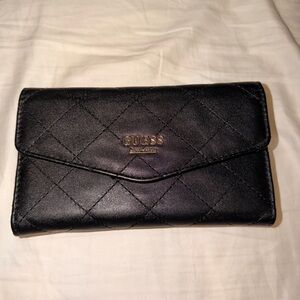 GUESS Black Quilted Women's Wallet
